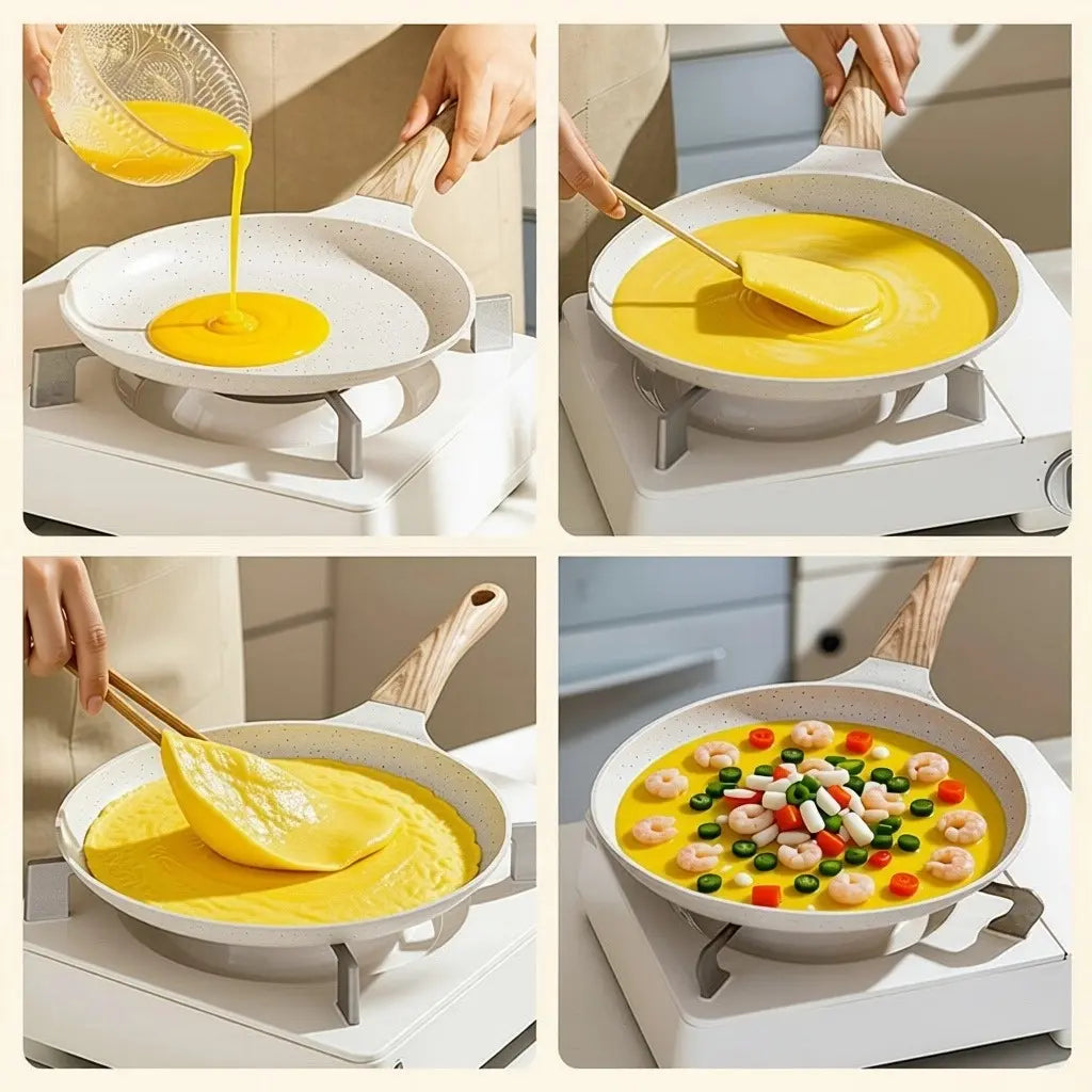 Multi-Use Non-Stick Cooking Pan for Pancakes, Eggs & Crepes