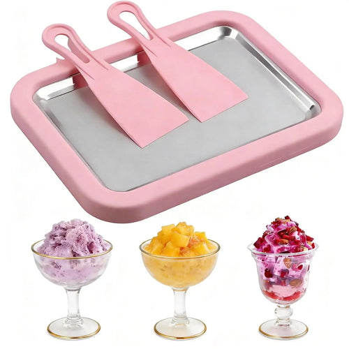 Homemade Rolled Ice Cream Maker Tray – Freeze & Create in Minutes