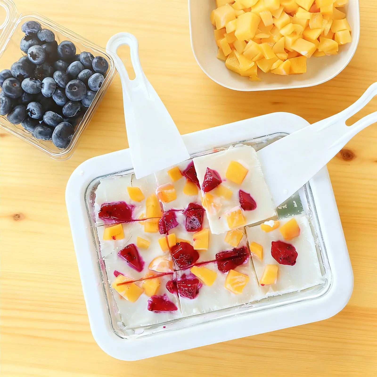 Homemade Rolled Ice Cream Maker Tray – Freeze & Create in Minutes