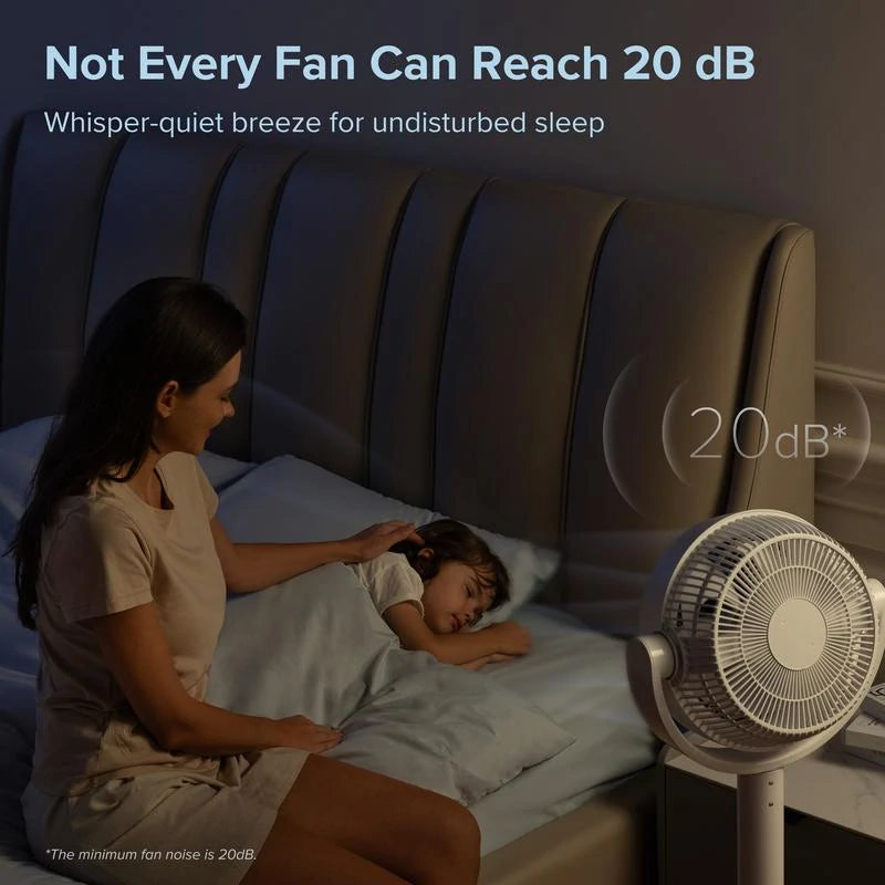 Smart Cooling Tower Fan with 9 Adjustable Speeds & Strong Airflow